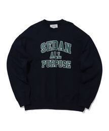 SEDAN ALL-PURPOSE / College Logo Crewneck Sweatshirt