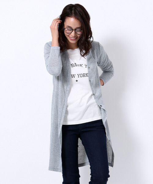 MYSELF ABAHOUSE（マイセルフアバハウス）の「レーヨンツイル ドレストレンチ（トレンチコート・レディース・ベージュ/ネイビー/ダークブルー・FREE）」の9枚目の写真