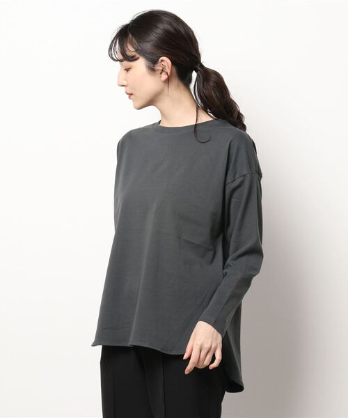 AMERICAN HOLIC（アメリカンホリック）の「バック切り替えカットプルオーバー（Tシャツ/カットソー・レディース・チャコールグレー/オフホワイト・M/L）」の22枚目の写真