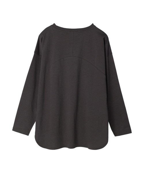 AMERICAN HOLIC（アメリカンホリック）の「バック切り替えカットプルオーバー（Tシャツ/カットソー・レディース・チャコールグレー/オフホワイト・M/L）」の13枚目の写真