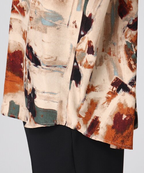 tk.TAKEO KIKUCHI（ティーケータケオキクチ）の「◆レトロ柄シャツ（シャツ/ブラウス・メンズ・ベージュ系3/ネイビー系3/ダークグリーン系3・03/02）」の10枚目の写真