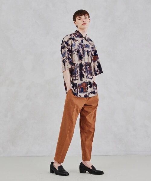 tk.TAKEO KIKUCHI（ティーケータケオキクチ）の「◆レトロ柄シャツ（シャツ/ブラウス・メンズ・ベージュ系3/ネイビー系3/ダークグリーン系3・03/02）」の18枚目の写真