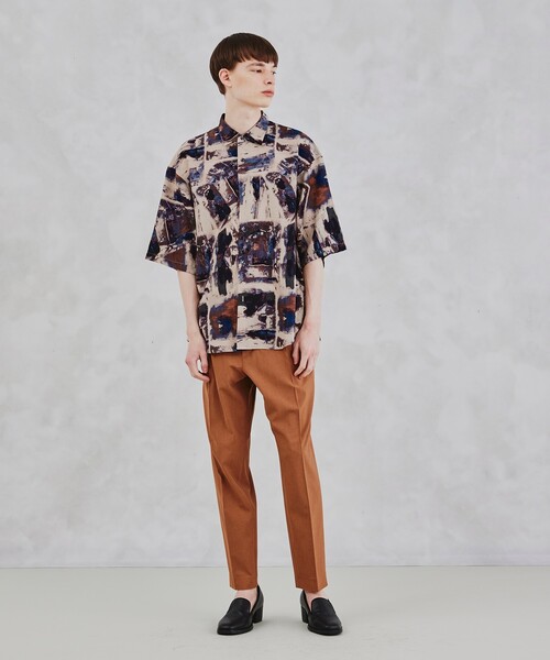 tk.TAKEO KIKUCHI（ティーケータケオキクチ）の「◆レトロ柄シャツ（シャツ/ブラウス・メンズ・ベージュ系3/ネイビー系3/ダークグリーン系3・03/02）」の19枚目の写真