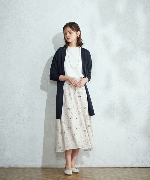 LE SOUK HOLIDAY(ルスークホリデー)の「ミドル丈トッパーカーディガン(カーディガン/ボレロ・レディース・ベージュ/ネイビー/ライトグレー・M/L)」の13枚目の写真