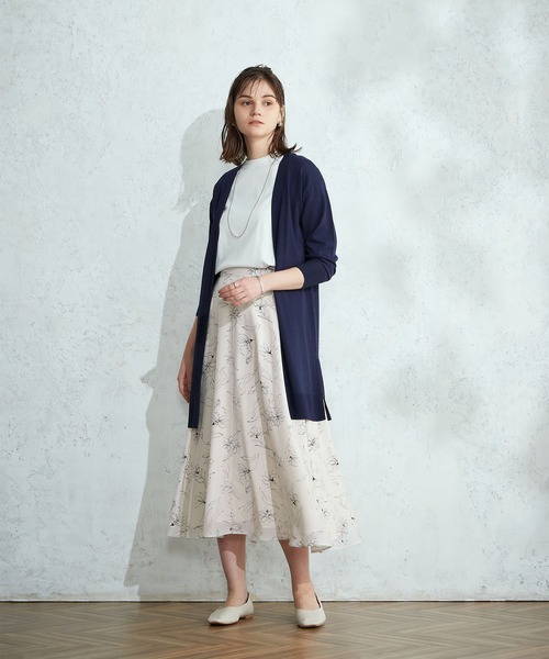 LE SOUK HOLIDAY(ルスークホリデー)の「ミドル丈トッパーカーディガン(カーディガン/ボレロ・レディース・ベージュ/ネイビー/ライトグレー・M/L)」の12枚目の写真