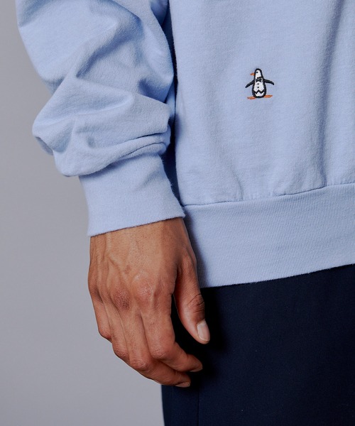 Penguin by Munsingwear（ペンギン バイ マンシングウェア）の「ペンギン バイ マンシングウェア ロサンゼルスアパレル G.M スウェット メンズ ユニセックス ウェア スポーツウェア ゴルフ（スウェット・メンズ・ホワイト/ブルー/ブラウン・S/M/L/XL）」の8枚目の写真