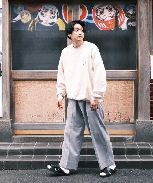 Penguin by Munsingwear（ペンギン バイ マンシングウェア）の「ペンギン バイ マンシングウェア ロサンゼルスアパレル G.M スウェット メンズ ユニセックス ウェア スポーツウェア ゴルフ（スウェット・メンズ・ホワイト/ブルー/ブラウン・S/M/L/XL）」の10枚目の写真