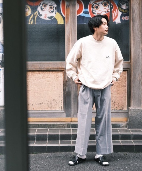 Penguin by Munsingwear（ペンギン バイ マンシングウェア）の「ペンギン バイ マンシングウェア ロサンゼルスアパレル G.M スウェット メンズ ユニセックス ウェア スポーツウェア ゴルフ（スウェット・メンズ・ホワイト/ブルー/ブラウン・S/M/L/XL）」の12枚目の写真