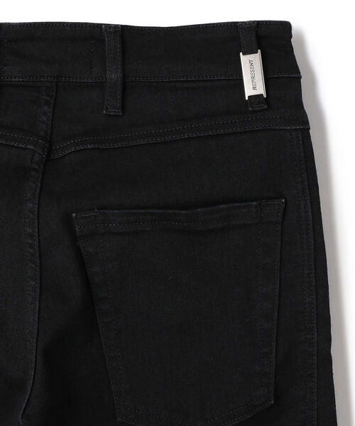 REPRESENT（リプレゼント）の「REPRESENT/リプレゼント/BikerDenim/バイカーデニム（デニムパンツ・メンズ・ブラック・34）」の8枚目の写真