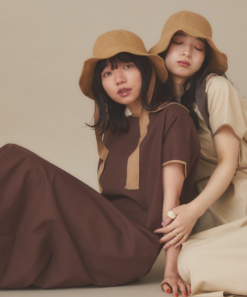 moi tytto（モイテュット）の「【再発売】リボン付きカギ編みバケットハット（ハット・レディース・ベージュ/ブラウン/ブラック・FREE）」の19枚目の写真