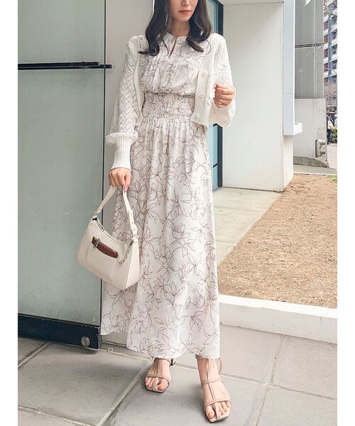 dazzlin（ダズリン）の「プリーツスリーブ5分袖ワンピース