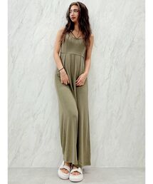 GYDA（ジェイダ）の「バインダーダブルストラップルーズロンパース（つなぎ/オールインワン）」