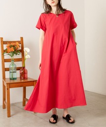 ANGIE | コットンＡラインマキシワンピース(ワンピース)