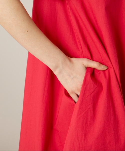 ANGIE（アンジー）の「コットンＡラインマキシワンピース（ワンピース・レディース・ネイビー/レッド/ブラック/グリーン・FREE）」の11枚目の写真