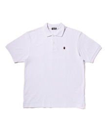 アベイシングエイプ　ポロシャツ　ワンポイント　　ブラック　M A BATHING APE(アベイシングエイプ) ポロシャツ ブラック サイズ