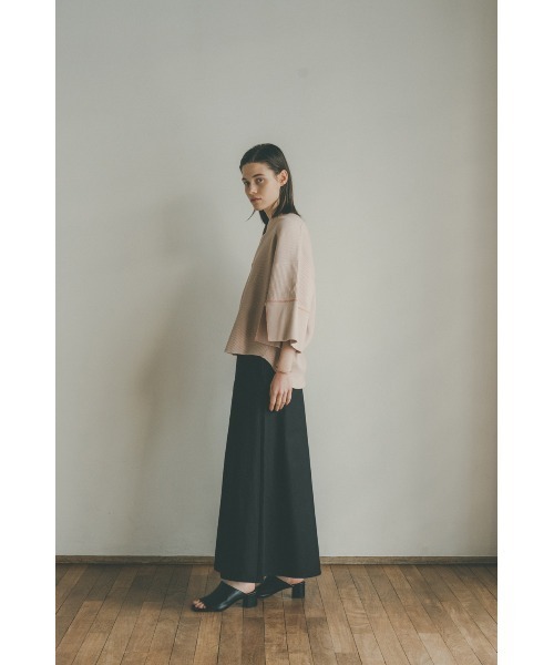 CLANE（クラネ）の「FLARE CHINOS PANTS（チノパンツ・レディース・ベージュ/カーキ系/ブラック・1/2/0）」の9枚目の写真