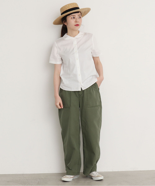 CHILD WOMAN（チャイルドウーマン）の「100/2ブロード 丸衿半袖
