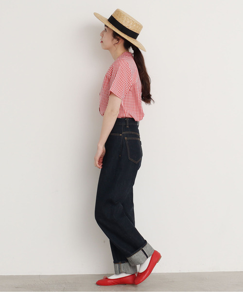 CHILD WOMAN（チャイルドウーマン）の「100/2ブロード 丸衿半袖