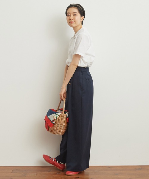 CHILD WOMAN ネイビー 半袖シャツ CHILD WOMAN ネイビー 半袖シャツ