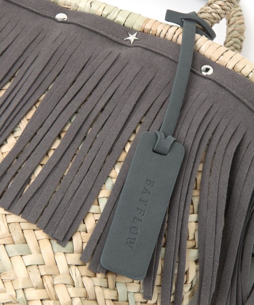 BAYFLOW（ベイフロー）の「フリンジカゴバッグ（かごバッグ