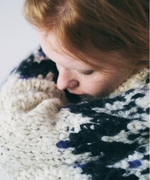 unfil（アンフィル）の「unfil アンフィル / cashmere blend hand-knit  