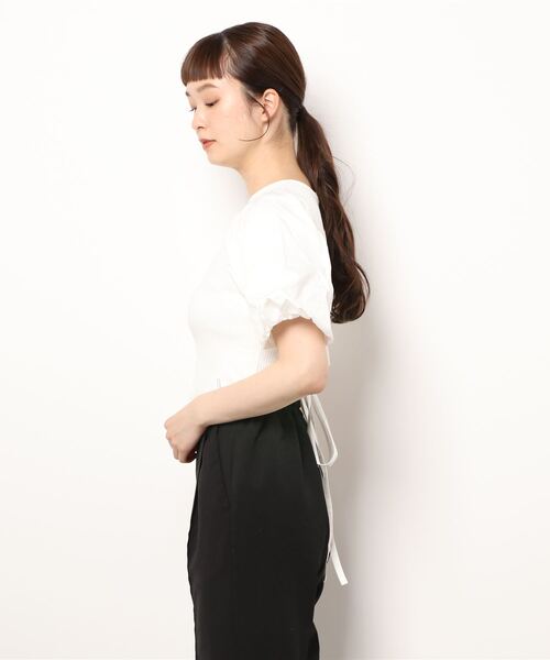 rokh（ロク）の「rokh OPEN BACK PUFF SLEEVE TOP R0CA196（シャツ 
