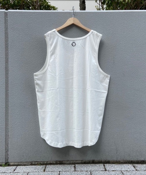 MANASTASH(マナスタッシュ)の「MANASTASH/マナスタッシュ MS Circle logo tanktop MSサークルロゴタンクトップ(タンクトップ・メンズ・ホワイト/ブラック・MEDIUM/LARGE)」の5枚目の写真