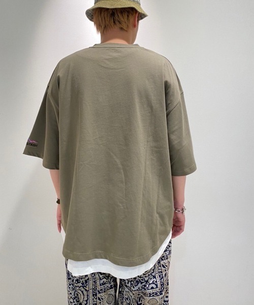 MANASTASH(マナスタッシュ)の「MANASTASH/マナスタッシュ MS Circle logo tanktop MSサークルロゴタンクトップ(タンクトップ・メンズ・ホワイト/ブラック・MEDIUM/LARGE)」の4枚目の写真