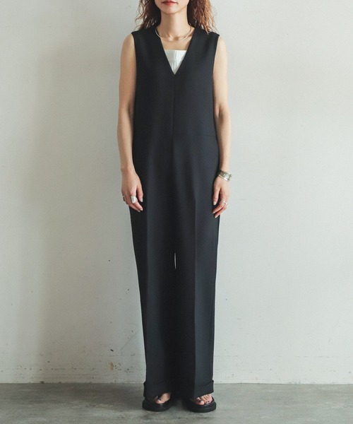 FIL DE FER（フィルデフェール）の「2WAYストレッチトロ Vネック