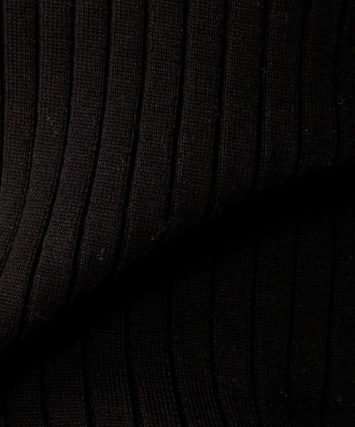 UNITED ARROWS（ユナイテッドアローズ）の「＜VONDEL（ボンデル）＞ ワイドリブ ニット ◆（ニット/セーター・レディース・ホワイト/ブラック・フリー）」の11枚目の写真