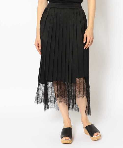 ADDICT NOIR（アディクトノアー）の「ADDICT NOIR/アディクト ノアー/レーススカート（スカート・レディース・ブラック・FREE）」の2枚目の写真