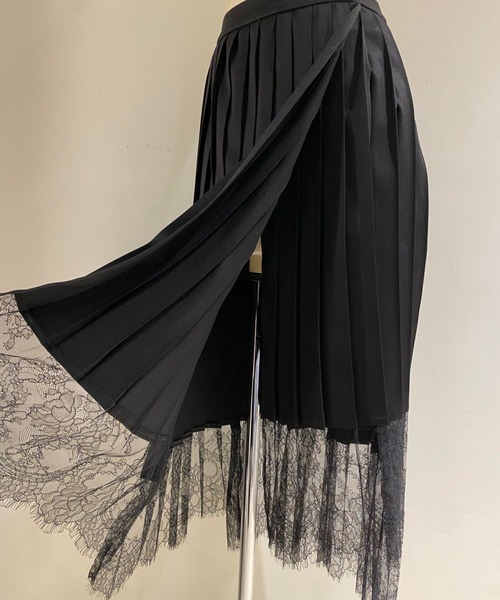 ADDICT NOIR（アディクトノアー）の「ADDICT NOIR/アディクト ノアー/レーススカート（スカート・レディース・ブラック・FREE）」の6枚目の写真