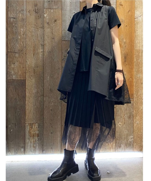 ADDICT NOIR（アディクトノアー）の「ADDICT NOIR/アディクト ノアー/レーススカート（スカート・レディース・ブラック・FREE）」の10枚目の写真