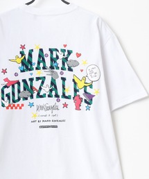 (What it isNt） ART BY MARKGONZALES/(ワットイットイズント) アートバイマークゴンザレス ビッグシルエット バックプリント カレッジ グラフィック イラスト Tシャツ