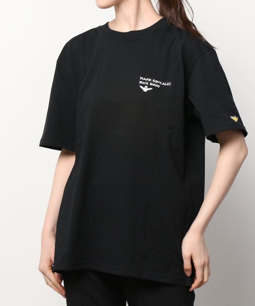 (What it isNt)ART BY MARKGONZALES(ワットイットイズント)の「(What it isNt) ART BY MARKGONZALES/(ワットイットイズント) アートバイマークゴンザレス ビッグシルエット バックプリント カレッジ グラフィック イラスト Tシャツ(Tシャツ/カットソー・メンズ・ホワイト/ライトグレー/ブラック・M/L/XL)」の5枚目の写真