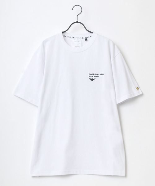 (What it isNt)ART BY MARKGONZALES(ワットイットイズント)の「(What it isNt) ART BY MARKGONZALES/(ワットイットイズント) アートバイマークゴンザレス ビッグシルエット バックプリント カレッジ グラフィック イラスト Tシャツ(Tシャツ/カットソー・メンズ・ホワイト/ライトグレー/ブラック・M/L/XL)」の19枚目の写真