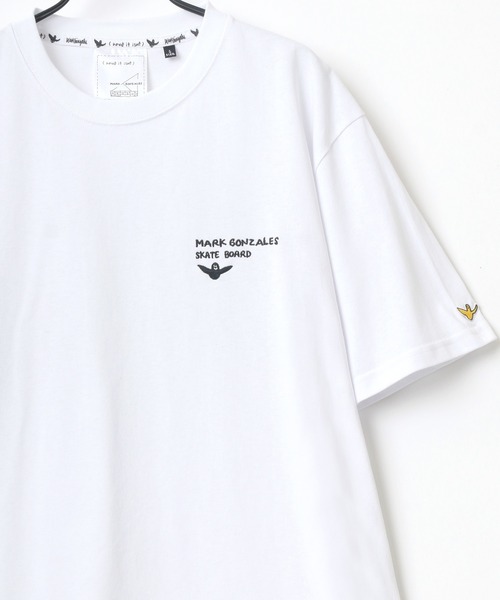 (What it isNt)ART BY MARKGONZALES(ワットイットイズント)の「(What it isNt) ART BY MARKGONZALES/(ワットイットイズント) アートバイマークゴンザレス ビッグシルエット バックプリント カレッジ グラフィック イラスト Tシャツ(Tシャツ/カットソー・メンズ・ホワイト/ライトグレー/ブラック・M/L/XL)」の22枚目の写真