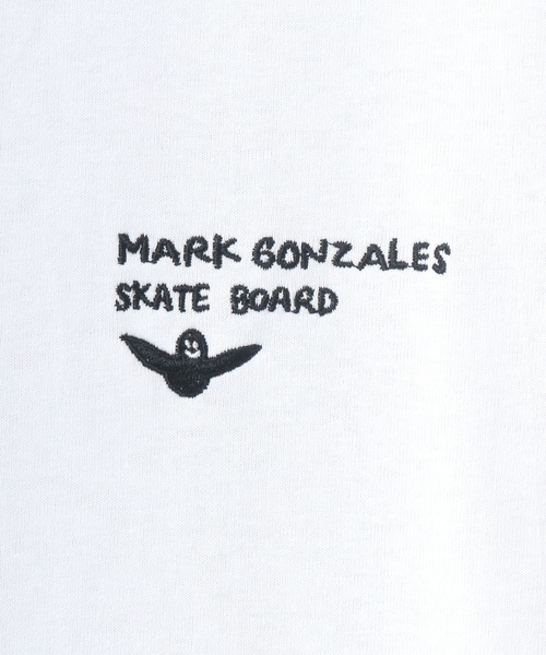 (What it isNt)ART BY MARKGONZALES(ワットイットイズント)の「(What it isNt) ART BY MARKGONZALES/(ワットイットイズント) アートバイマークゴンザレス ビッグシルエット バックプリント カレッジ グラフィック イラスト Tシャツ(Tシャツ/カットソー・メンズ・ホワイト/ライトグレー/ブラック・M/L/XL)」の12枚目の写真