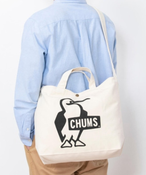 CHUMS（チャムス）の「CHUMS/チャムス ショルダーバック ブービーキャンバスショルダー CH60-2557（ショルダーバッグ・メンズ・マルチ/ブラック/ホワイト・FREE）」の11枚目の写真