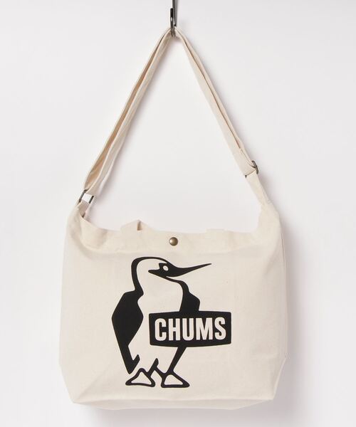CHUMS（チャムス）の「CHUMS/チャムス ショルダーバック ブービーキャンバスショルダー CH60-2557（ショルダーバッグ・メンズ・マルチ/ブラック/ホワイト・FREE）」の17枚目の写真