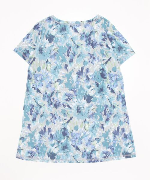 BELLUNA PLUS(ベルーナ)の「美人顔シルエットプリントプルオーバー(Tシャツ/カットソー・レディース・ブラック/ターコイズブルー/その他1/その他2/グリーン系その他・X-LARGE/MEDIUM/LARGE)」の22枚目の写真