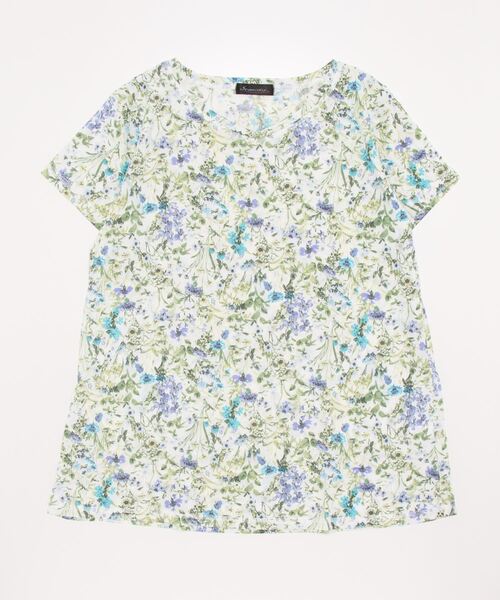 BELLUNA PLUS(ベルーナ)の「美人顔シルエットプリントプルオーバー(Tシャツ/カットソー・レディース・ブラック/ターコイズブルー/その他1/その他2/グリーン系その他・X-LARGE/MEDIUM/LARGE)」の20枚目の写真