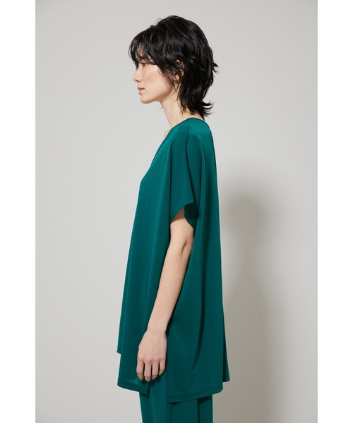 HeRIN.CYE(ヘリンドットサイ)の「Relax long tops(Tシャツ/カットソー・レディース・ブラック/ブラウン/グリーン・FREE)」の5枚目の写真