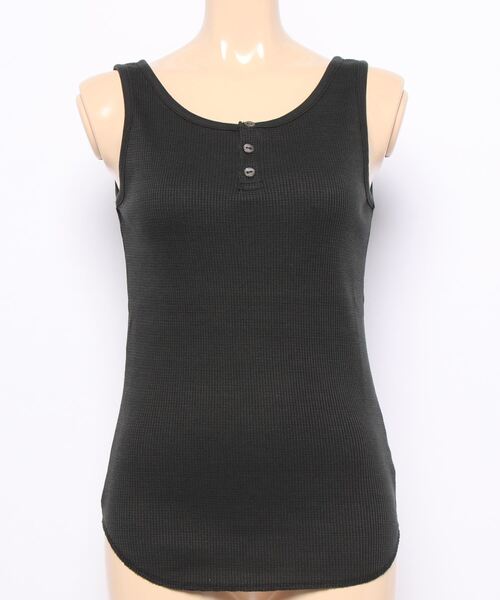 HONEYSUCKLE ROSE（ハニーサックルローズ）の「【HONEYSUCKLE ROSE】前後２ＷＡＹタンクトップ（タンクトップ・レディース・ブラウン/オフホワイト/ダークグレー・S/M/L）」の2枚目の写真