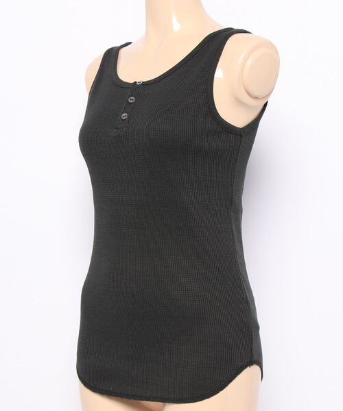 HONEYSUCKLE ROSE（ハニーサックルローズ）の「【HONEYSUCKLE ROSE】前後２ＷＡＹタンクトップ（タンクトップ・レディース・ブラウン/オフホワイト/ダークグレー・S/M/L）」の4枚目の写真