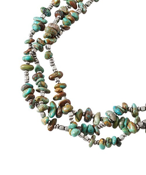 PORT BY ARK（ポートバイアーク）の「PORT BY ARK / ポートバイアーク：Turquoise Necklace：PO11-N001[COR]（ネックレス・メンズ・ブルー系その他・FREE）」の2枚目の写真