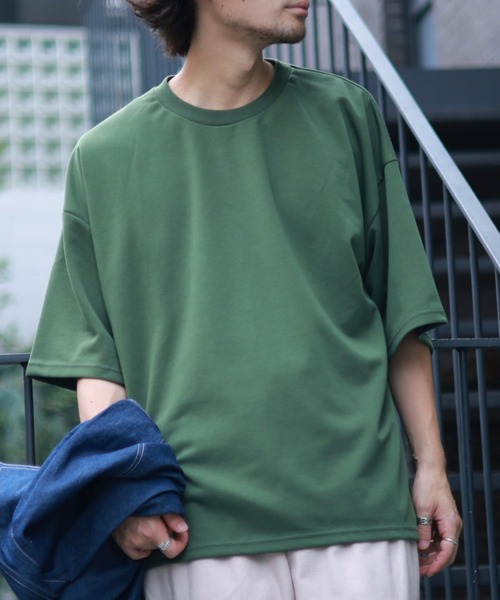 CIAOPANIC TYPY（チャオパニックティピー）の「冷感ダンボールビッグTee（Tシャツ/カットソー・メンズ・ブラウン/グレー/オフホワイト/オリーブ/ダークネイビー・M/L）」の4枚目の写真