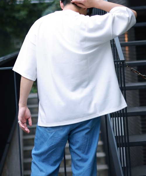 CIAOPANIC TYPY（チャオパニックティピー）の「冷感ダンボールビッグTee（Tシャツ/カットソー・メンズ・ブラウン/グレー/オフホワイト/オリーブ/ダークネイビー・M/L）」の20枚目の写真