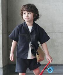 green label relaxing（グリーンレーベルリラクシング）の「TJ H/A メッシュ 切り替えシャツ 110cm-130cm（シャツ/ブラウス・キッズ）」