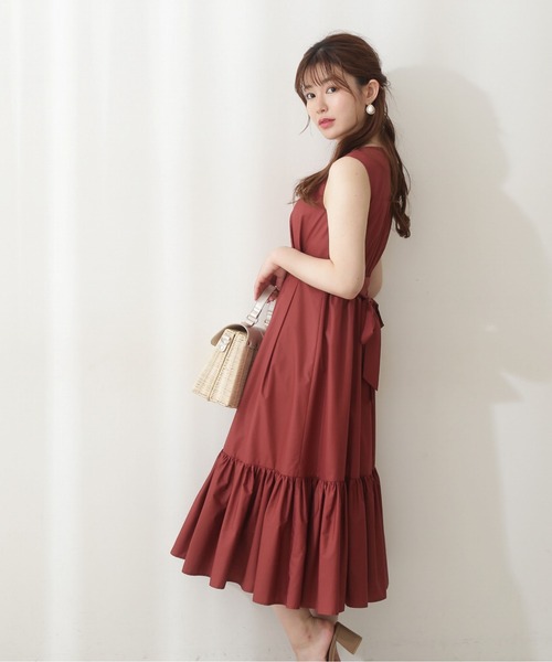 PROPORTION BODY DRESSING（プロポーションボディドレッシング）の「ティアードシャツワンピース / 1212240507（ワンピース・レディース・カーキ/ブラック/オレンジ・SMALL/MEDIUM）」の6枚目の写真